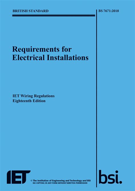 Updates to BS 7671. . Bs 7671 18th edition pdf